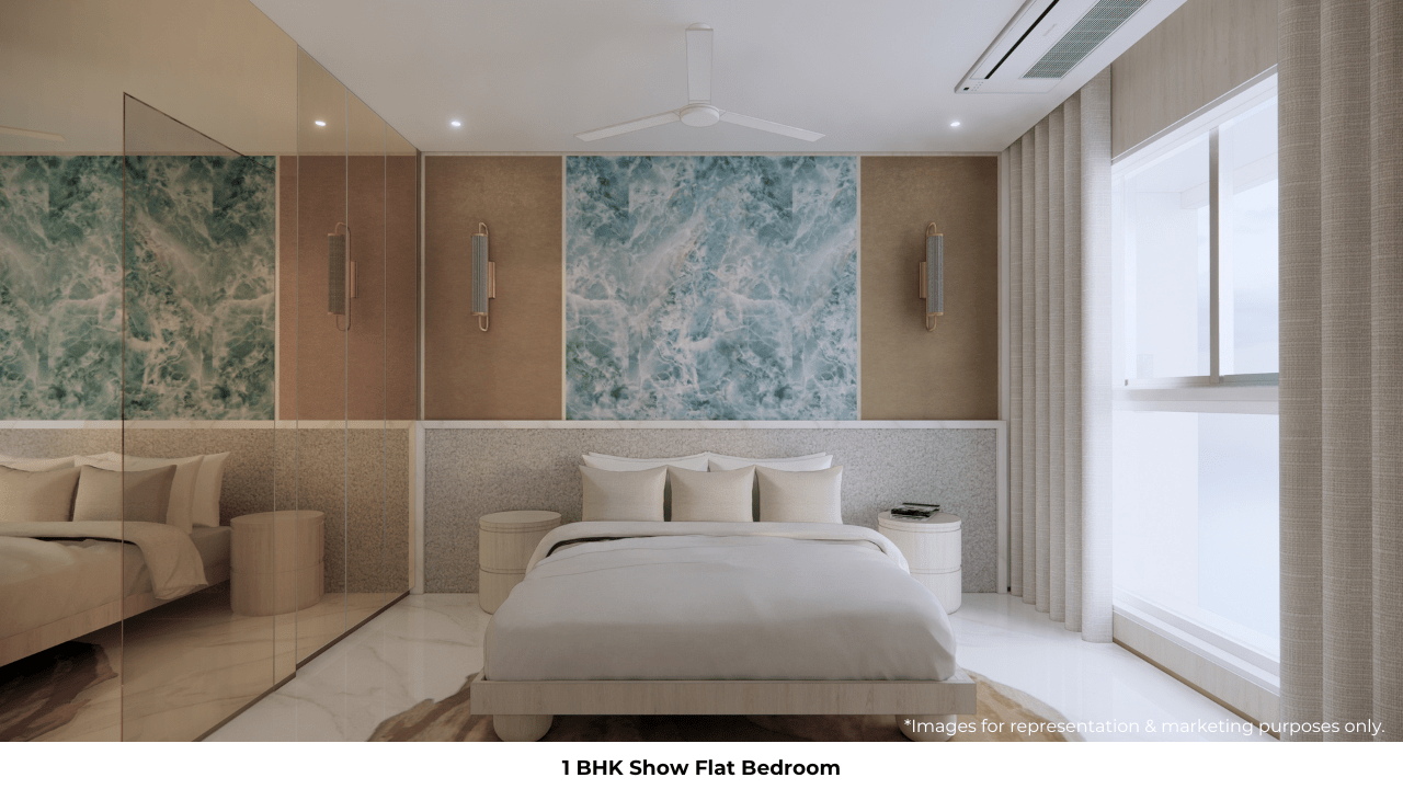 1 bhk show flat bedroom